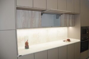 Cocina a medida con led
