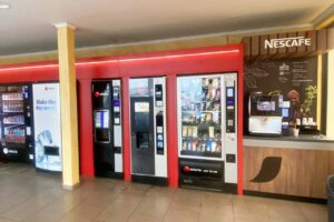 Mobiliario vending con led